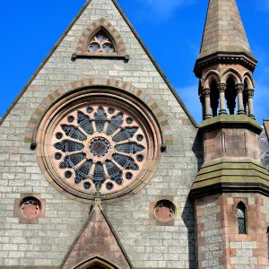 Gilcomston Church Entrance in Aberdeen, Scotland - Encircle Photos