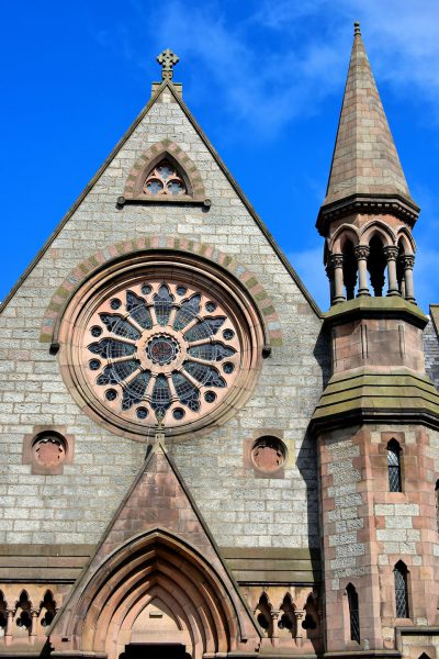 Gilcomston Church Entrance in Aberdeen, Scotland - Encircle Photos