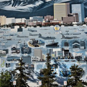 Anchorage History Mural by Bob Patterson in Anchorage, Alaska - Encircle Photos