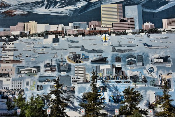 Anchorage History Mural by Bob Patterson in Anchorage, Alaska - Encircle Photos