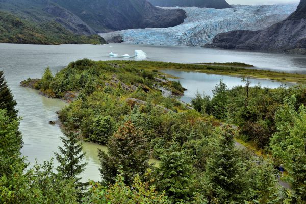 Mendenhall Glacier and Lake near Juneau, Alaska - Encircle Photos