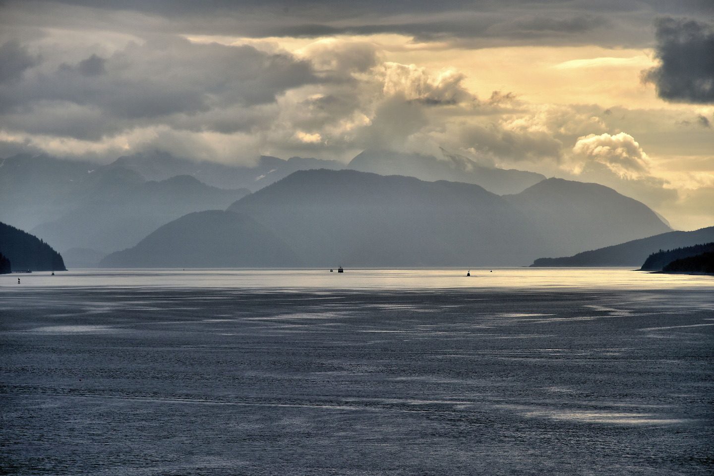 Sunrise on Gastineau Channel near Juneau, Alaska Encircle Photos