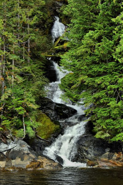 Waterfall at Misty Fjords near Ketchikan, Alaska - Encircle Photos