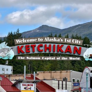 Welcome to Ketchikan Sign in Ketchikan, Alaska - Encircle Photos
