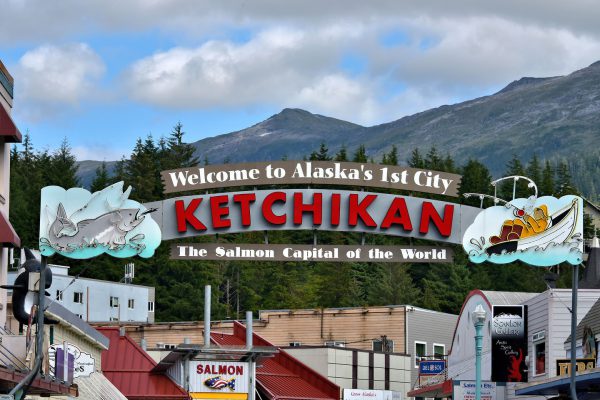 Welcome to Ketchikan Sign in Ketchikan, Alaska - Encircle Photos