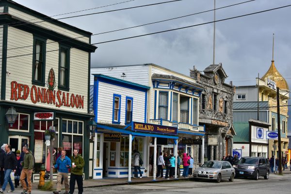 Historic Buildings on Broadway Avenue in Skagway, Alaska - Encircle Photos