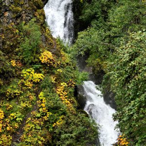 Thunder Bird Falls in Chugach Park in Alaska - Encircle Photos