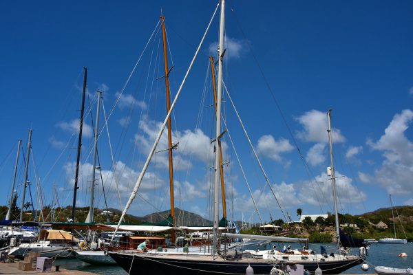 Sailboats Moored in English Harbour, Antigua - Encircle Photos