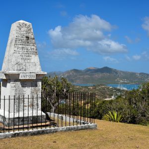 Shirley Heights Cemetery Obelisk in English Harbour, Antigua - Encircle Photos