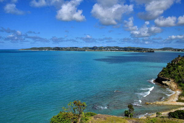 St. John’s Harbour from Fort Barrington in Five Islands Village, Antigua - Encircle Photos