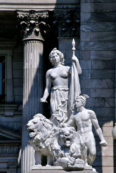Palace of Argentine Congress Sculptures in Balvanera, Buenos Aires, Argentina - Encircle Photos