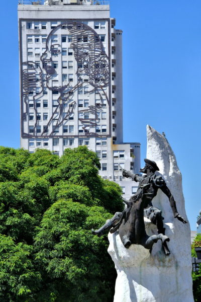 Don Quixote Statue in Monserrat, Buenos Aires, Argentina - Encircle Photos