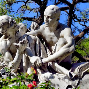 The Doubt Sculpture in Plaza San Martin in Buenos Aires, Argentina - Encircle Photos