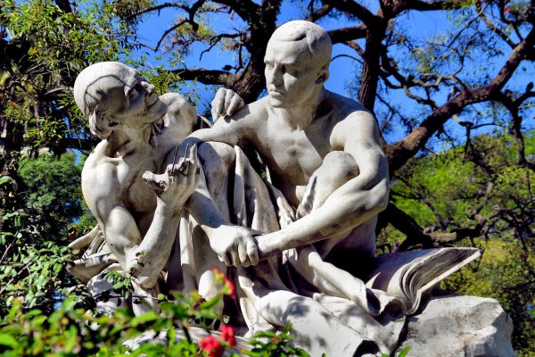 The Doubt Sculpture in Plaza San Martin in Buenos Aires, Argentina - Encircle Photos