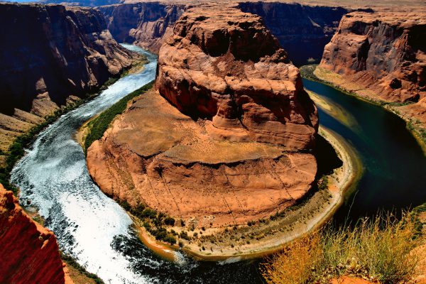 Colorado River Encircling Horseshoe Bend  near Page, Arizona - Encircle Photos