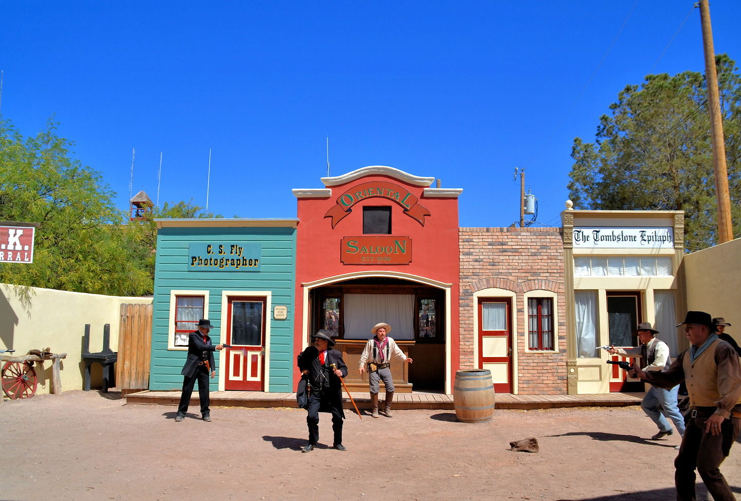 O. K. Coral Shootout Reenactment in Tombstone, Arizona Encircle Photos