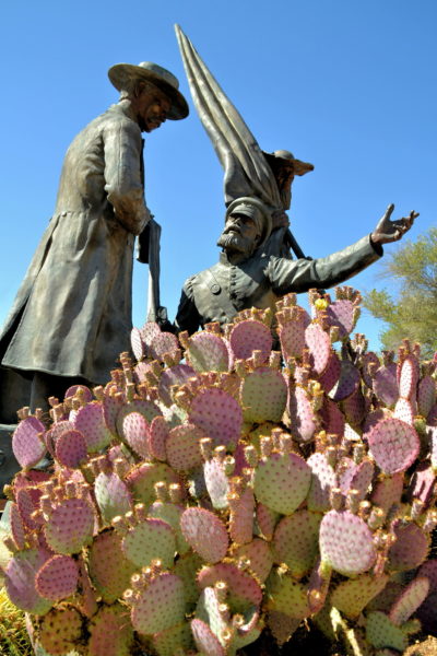 Exchange at the Presidio Monument in Tucson, Arizona - Encircle Photos