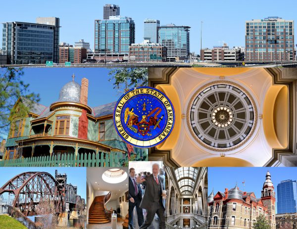Little Rock, Arkansas Composite of Nine Photos - Encircle Photos