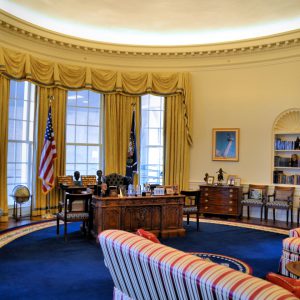 Oval Office at William Clinton Presidential Library in Little Rock, Arkansas - Encircle Photos
