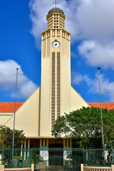 New Protestant Church Bell Tower in Oranjestad, Aruba - Encircle Photos