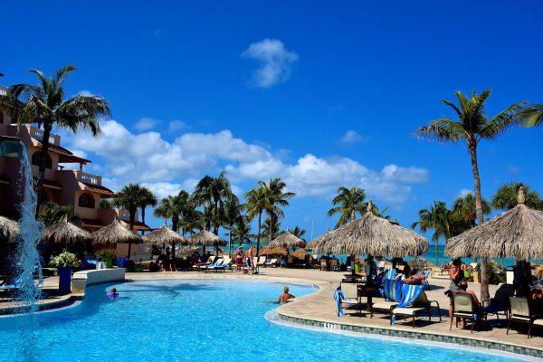 Playa Linda Beach Resort Pool in Palm Beach District, Aruba - Encircle Photos