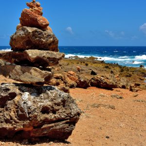 Rock Towers in Santa Cruz District, Aruba - Encircle Photos
