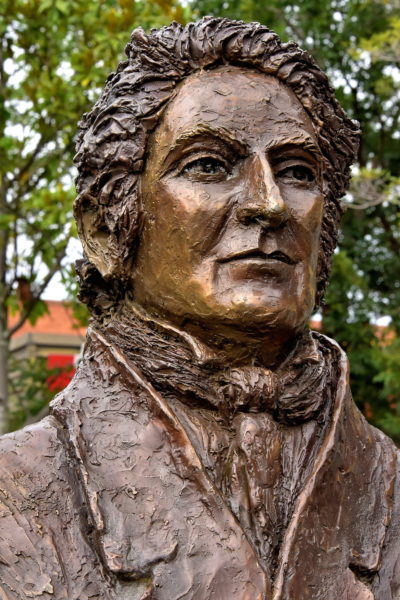Gregory Blaxland Statue in Blaxland in Blue Mountains, Australia - Encircle Photos