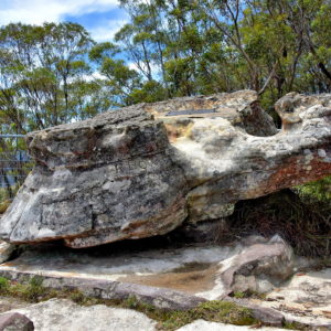 Eddy Rock on Mount York near Mount Victoria in Blue Mountains, Australia - Encircle Photos
