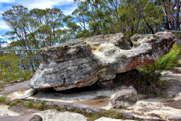Eddy Rock on Mount York near Mount Victoria in Blue Mountains, Australia - Encircle Photos