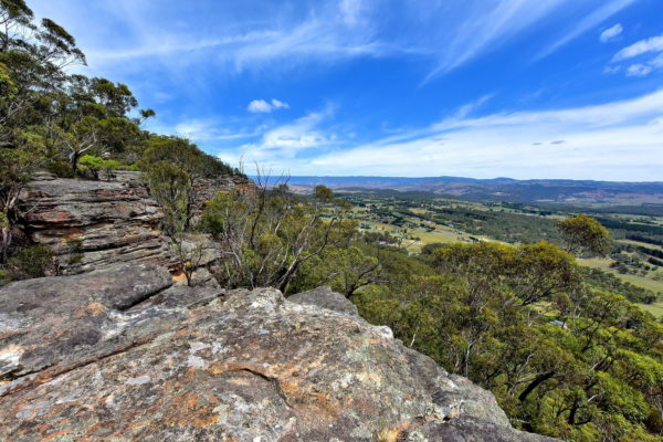 Hartley Valley North View from Mount York near Mount Victoria in Blue Mountains, Australia - Encircle Photos