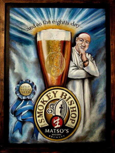 Smokey Bishop Beer Mural at Matso’s Broome Brewery in Broome, Australia - Encircle Photos