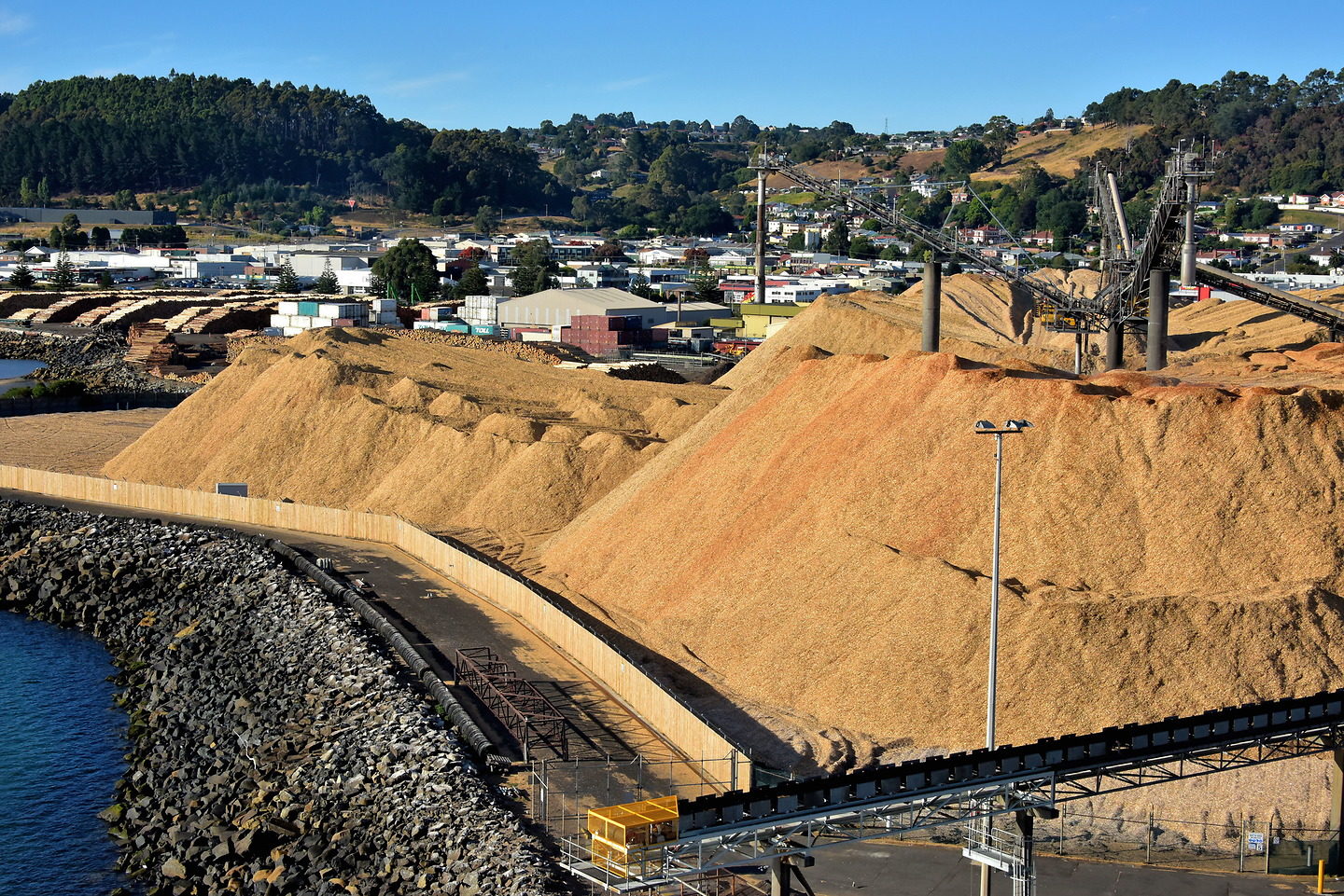 Importance of Wood to Burnie, Australia Encircle Photos