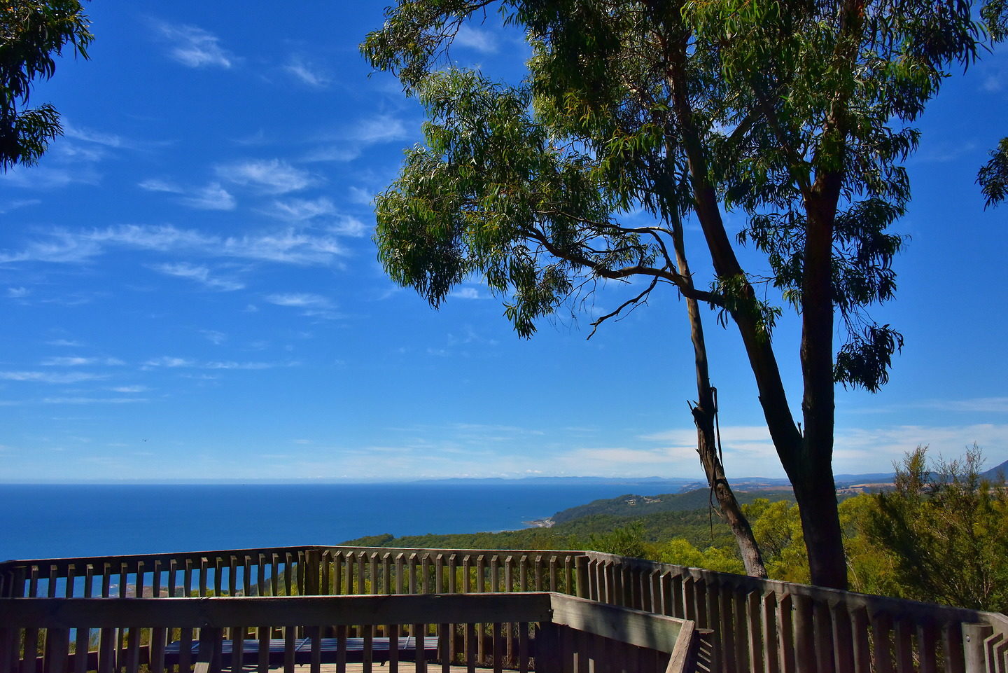 Eastern View from Round Hill Lookout near Burnie, Australia Encircle