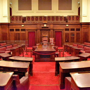 Senate Chamber at Old Parliament House in Canberra, Australia - Encircle Photos