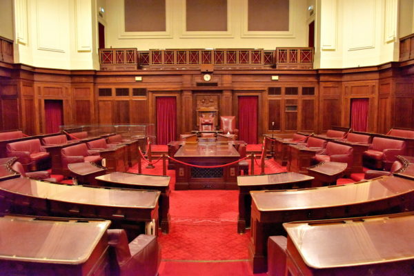 Senate Chamber at Old Parliament House in Canberra, Australia - Encircle Photos