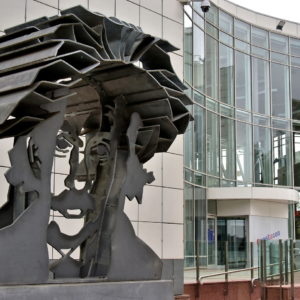 Questacon and Einstein Sculpture in Canberra, Australia - Encircle Photos
