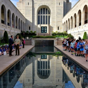 Memorial Courtyard at Australian War Memorial in Canberra, Australia - Encircle Photos