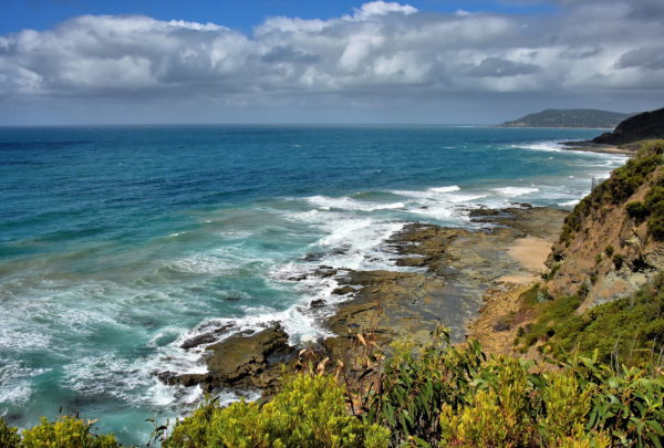 Elevated Coastal View from Big Hill on Great Ocean Road, Australia - Encircle Photos