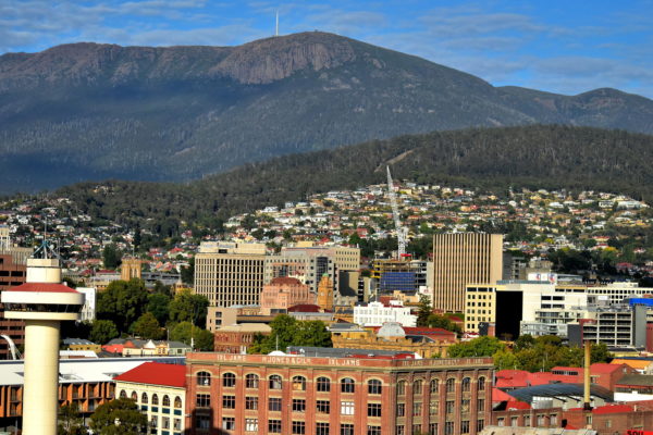 Cityscape of Hobart, Australia - Encircle Photos