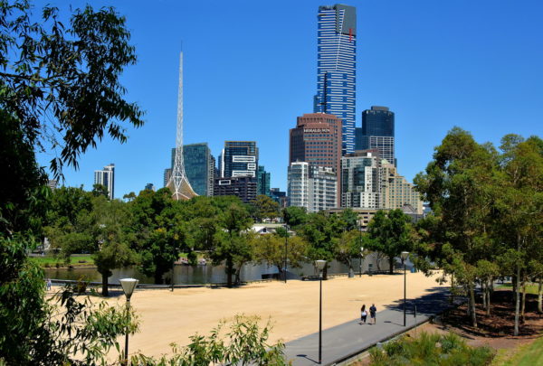 Lower Terrace of Birrarung Marr in Melbourne, Australia - Encircle Photos