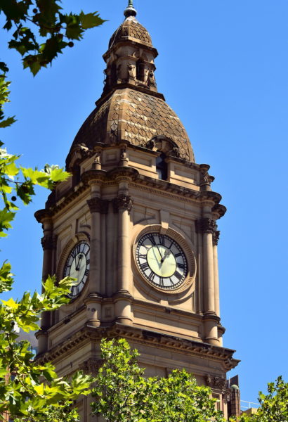Melbourne Town Hall Clock Tower in Melbourne, Australia - Encircle Photos