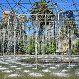 Coles Fountain at Parliament Gardens in Melbourne, Australia - Encircle Photos