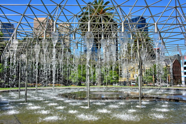 Coles Fountain at Parliament Gardens in Melbourne, Australia - Encircle Photos
