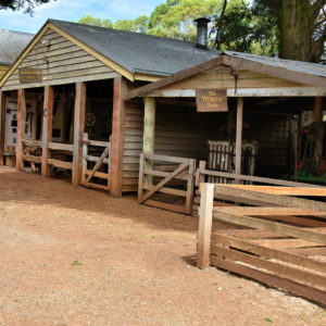 Barns and Blacksmith at Churchill Island Heritage Farm near Phillip Island, Australia - Encircle Photos