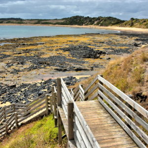Right Point along Cat Bay on Summerland Peninsula on Phillip Island, Australia - Encircle Photos