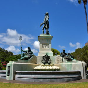 Governor Phillip Fountain in Botanic Gardens in Sydney, Australia - Encircle Photos