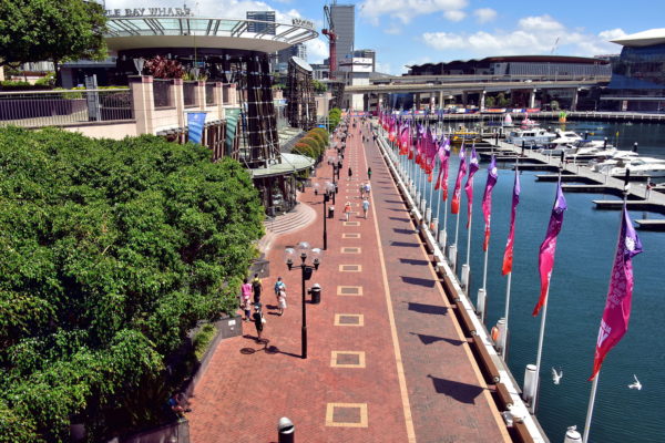 Promenade along Cockle Bay Wharf in Sydney, Australia - Encircle Photos