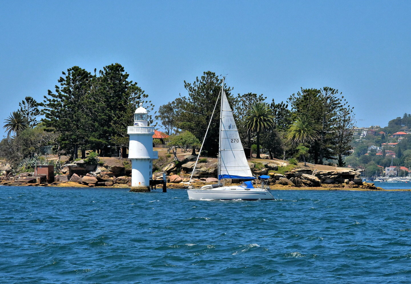 Shark Island Light in Sydney, Australia - Encircle Photos