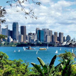 Sydney Harbour and Skyline at Port Jackson in Sydney, Australia - Encircle Photos
