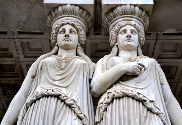 Caryatids at Austrian Parliament Building in Vienna, Austria - Encircle Photos